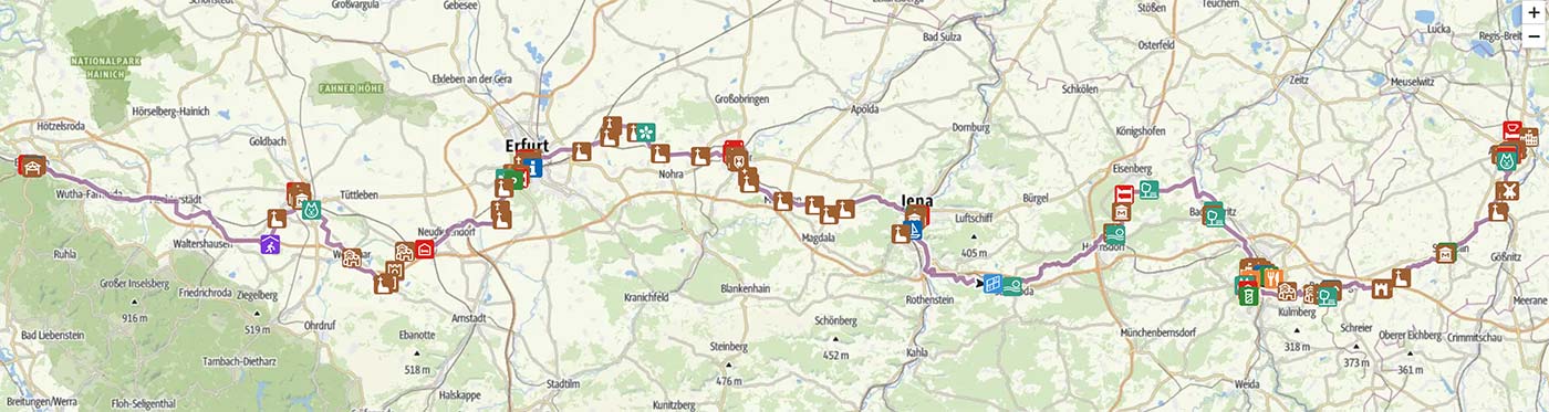 Campingpark Erfurt - Fernradweg Thüringen